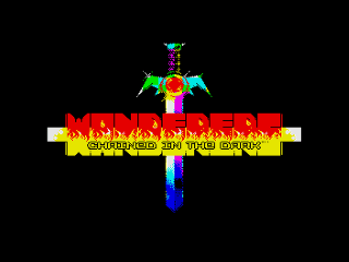 Wanderer title screen for ZX Spectrum